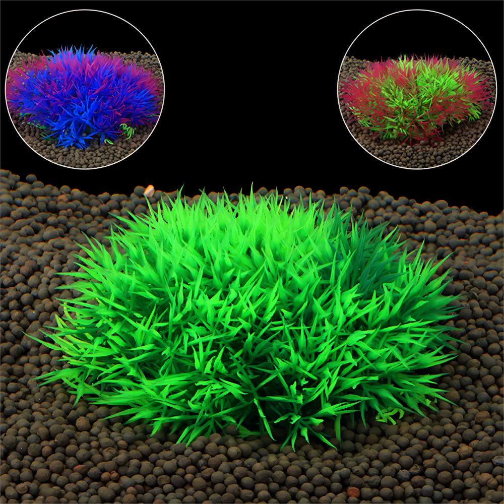 Aquarium Plant Grass - 人工水草水槽植物装飾魚タンク景観草装飾プラスチック水生水草飾り