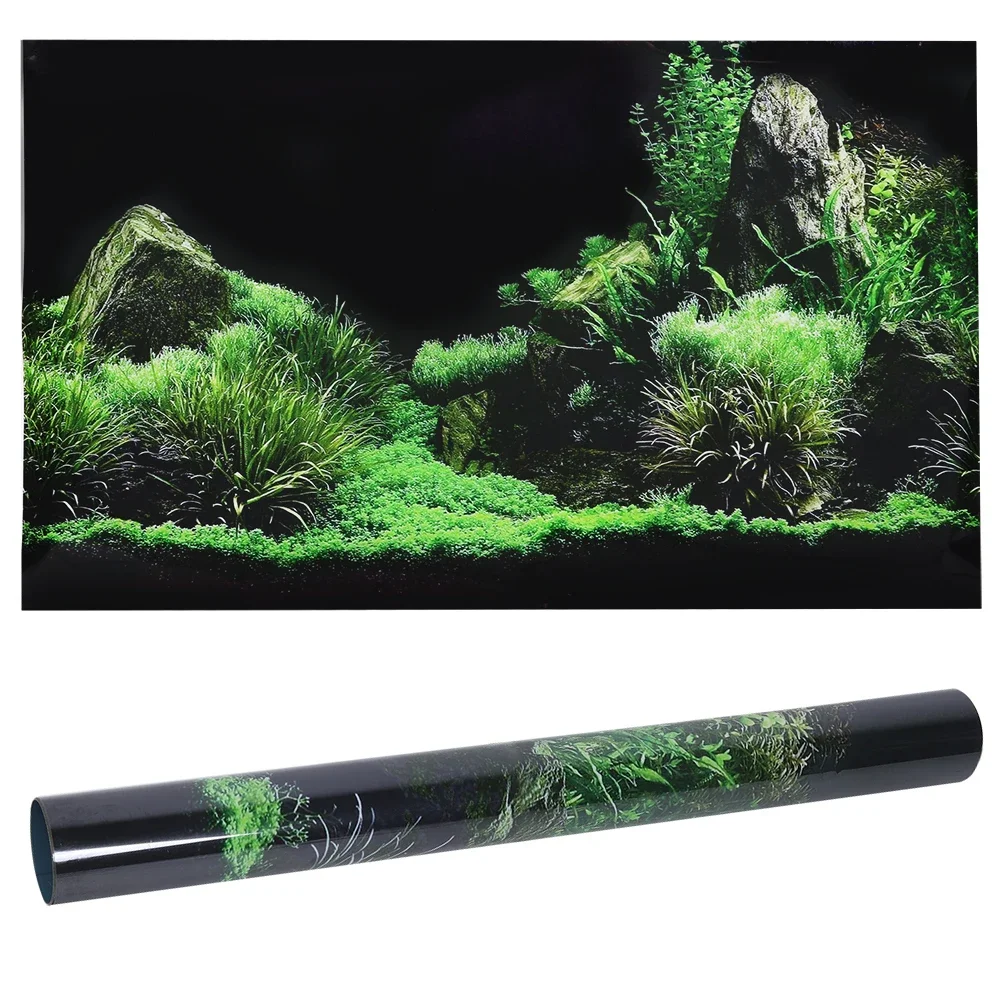 Aquarium Planted Background - 3D水族館のポスター,水槽の背景アクセサリー,海の植物,ポスター,魚のポスター