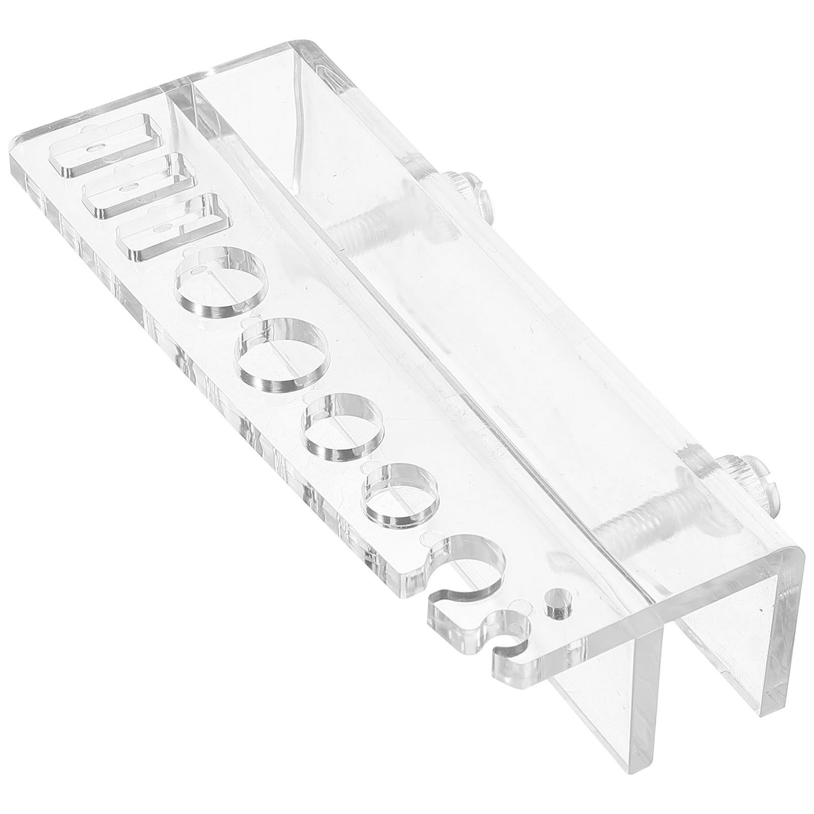 Planted Aquarium Maintenance - 水槽ツールホルダー アクリル製水槽収納ラック 壁掛け式 水草メンテナンスオーガナイザー 水槽清掃用
