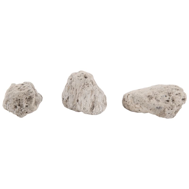 Planted Aquarium With Rocks - A20F-3個入りフローティングリアルロック水槽水生植物魚タンク水景モデル