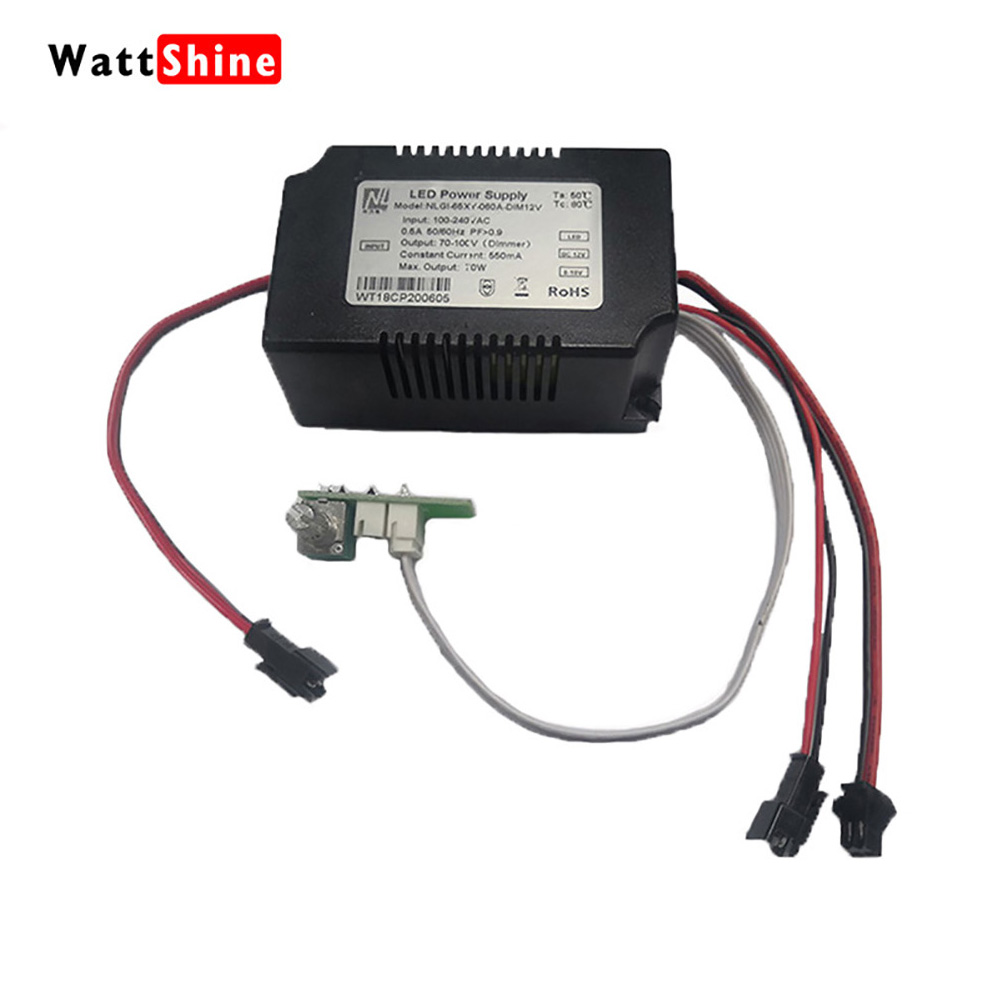Aquarium Plant - Wattshine mad180pa140s水族館グローライト用のコントロールパネル付き調光スイッチ電源100-240vac