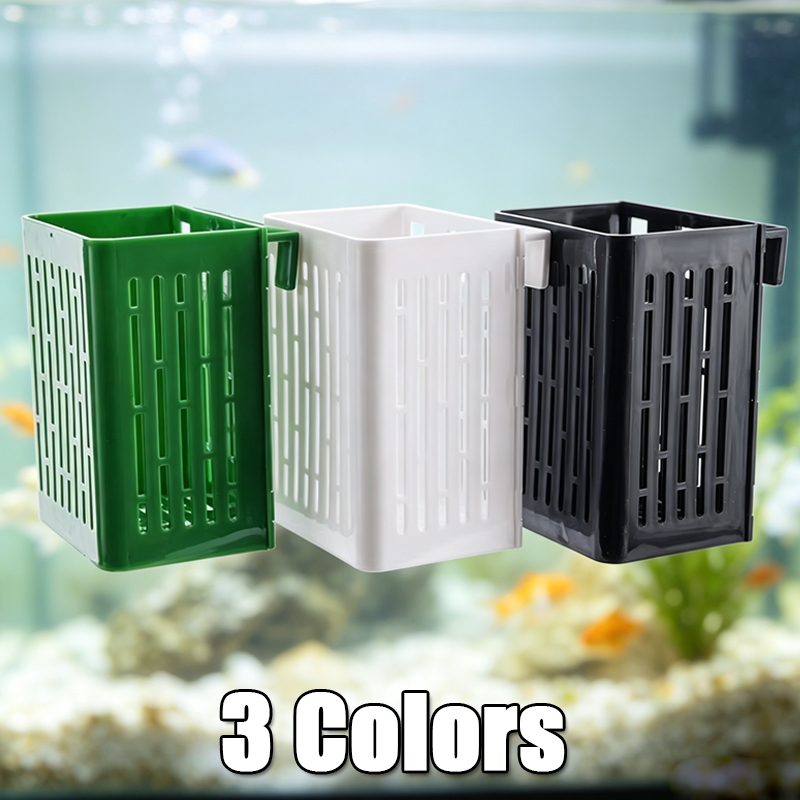 Aquarium Planted Background - 1個入り 水草水槽用 水耕栽培バスケット ガラスポット 水槽用吊り下げ式水草ホルダー 水耕栽培