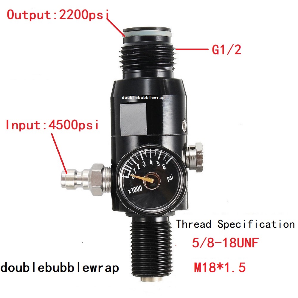Aquarium For Planted Tank - 高シリンダーレギュレーターバルブ,5/8-18unfまたはm18 x 1.5, 4500psi,ダイビング,水族館,植物,co2用
