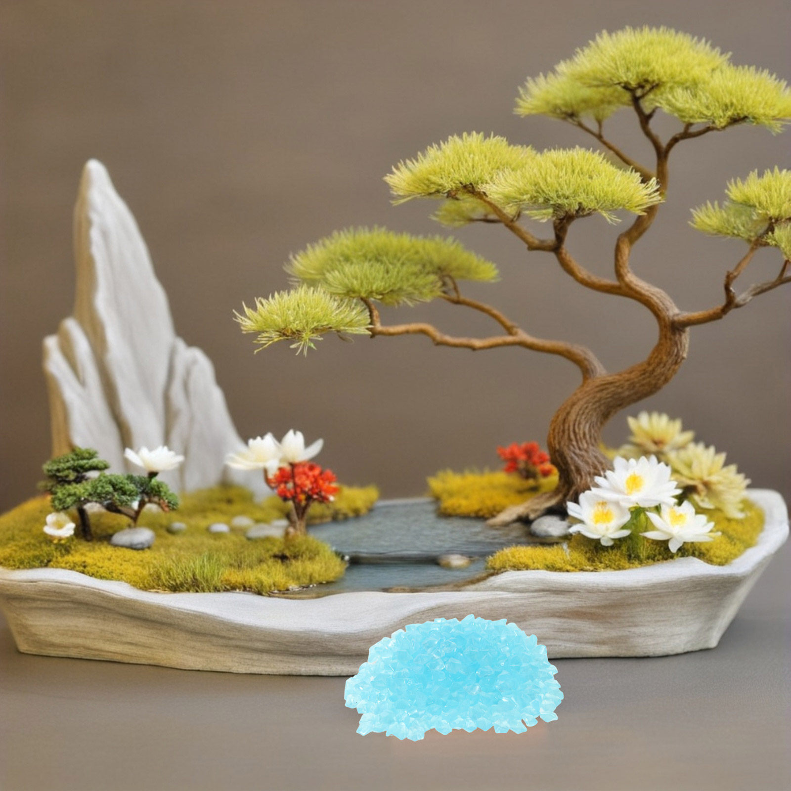 Planted Aquarium With Rocks - 5袋入り光る石、水槽用砂利、砕いた樹脂製小石、ペットや植物に安全、屋内外装飾、水槽、盆栽に最適