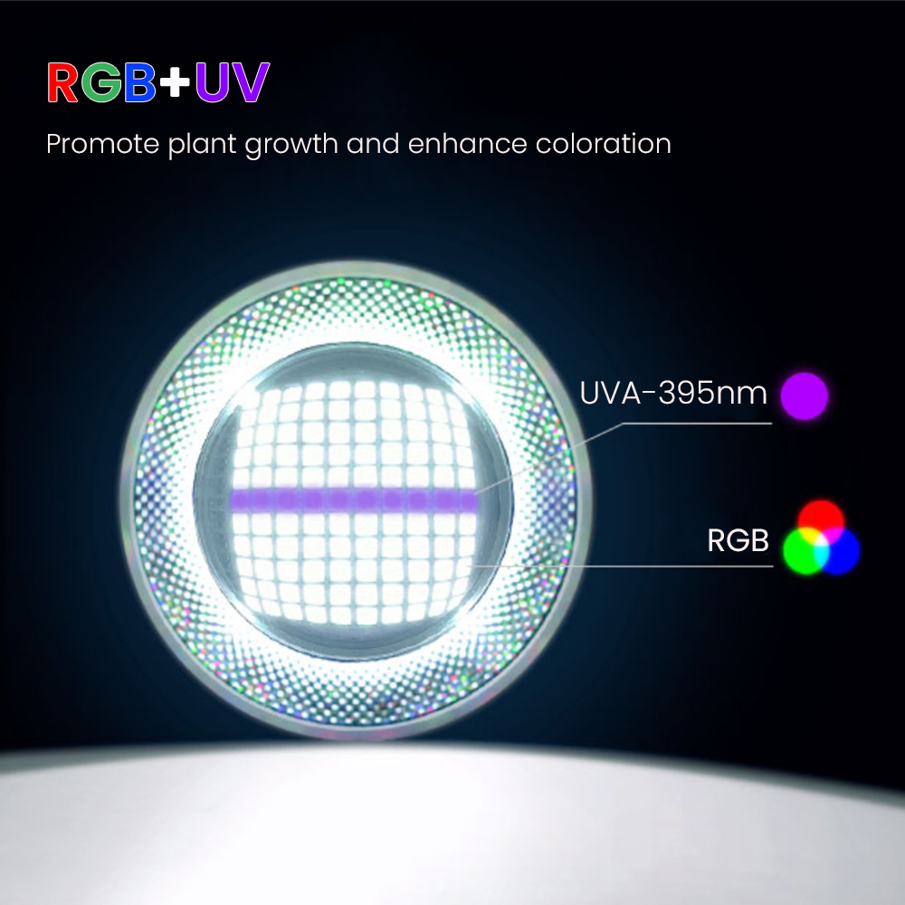 フルスペクトルBluetooth 3.0アプリ制御淡水水草水 - Aquarium Plant Light Spectrum のレビューと価格