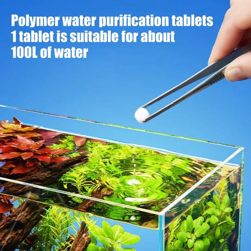 水生水質浄化タブレット ポリマー水槽タブレット 黄緑水藻除去 - Planted Aquarium Yellow Water のレビューと価格