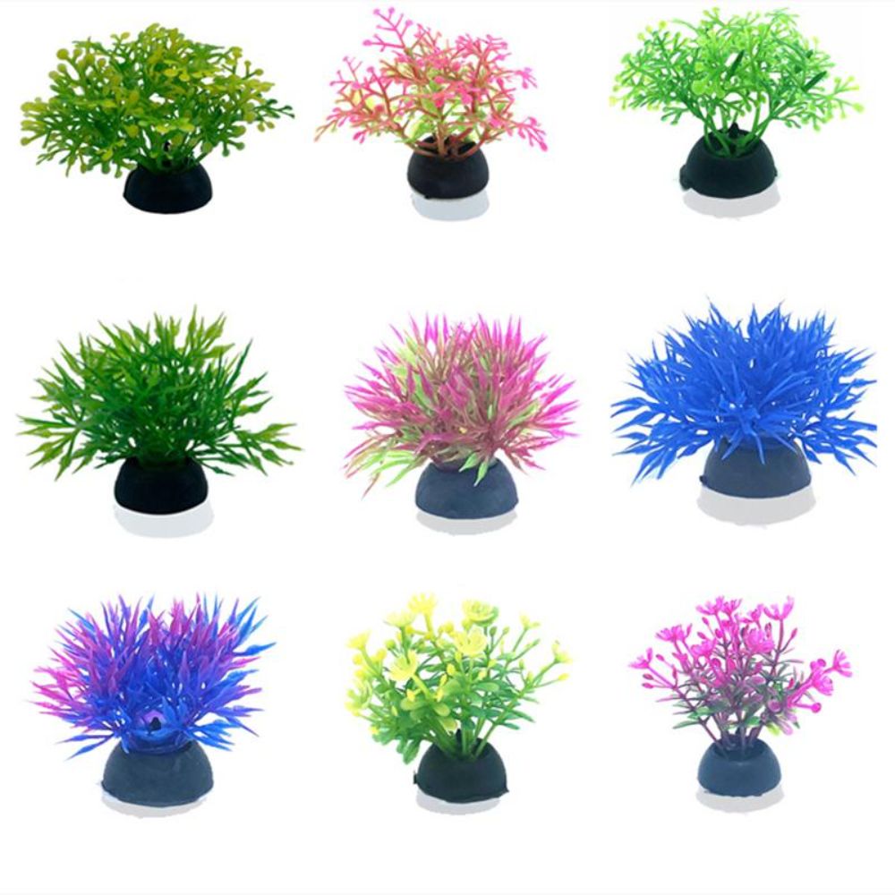 プラスチック製人工水槽植物 高さ4～8cm 低草シミュレーシ - Aquarium Planted Background のレビューと価格