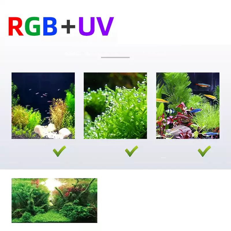 水槽と水族館用のLEDランプ,フルスペクトル,テラリウム植物 - Aquarium Plant Light Spectrum のレビューと価格