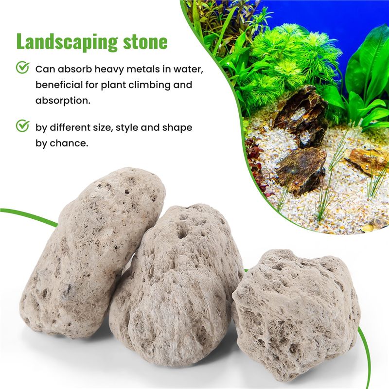 A20F-3個入りフローティングリアルロック水槽水生植物魚タ - Planted Aquarium With Rocks のレビューと価格