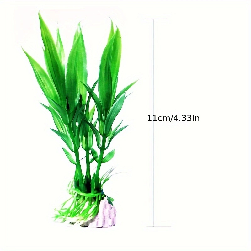 人工水中プラスチック植物水族館の水槽水生偽低木緑水草表示シミ - Aquarium Plant Grass のレビューと価格