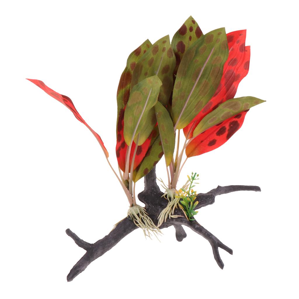 爬虫類テラリウム用人工植物、ジャングルの蔓の装飾用品、爬虫類 - Aquarium Plant Vine のレビューと価格