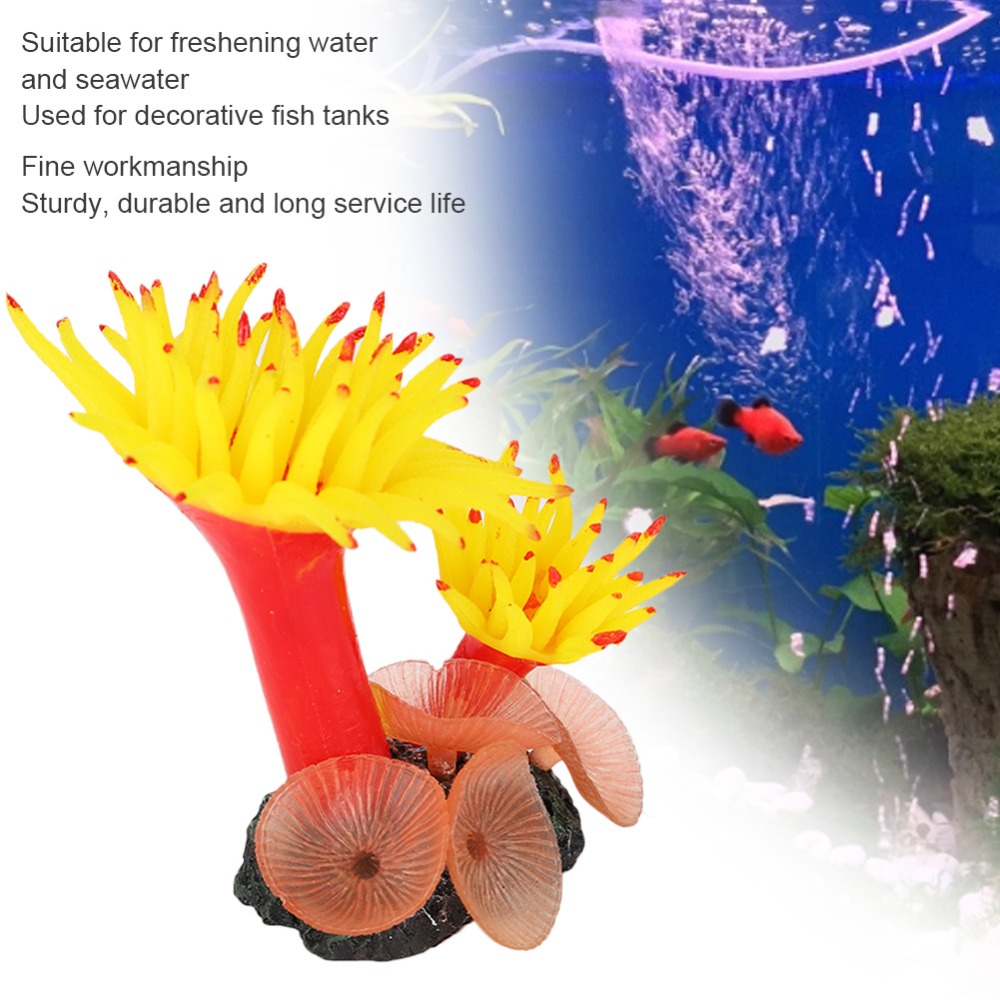 人工植物明るい色の人工サンゴソフトシミュレーションデザインシ - Aquarium Planted Background のレビューと価格