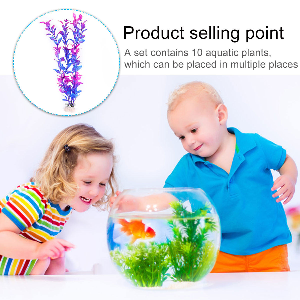 10個入り人工水生植物セット、水槽の装飾用、プラスチック製水 - Planted Aquarium Maintenance のレビューと価格