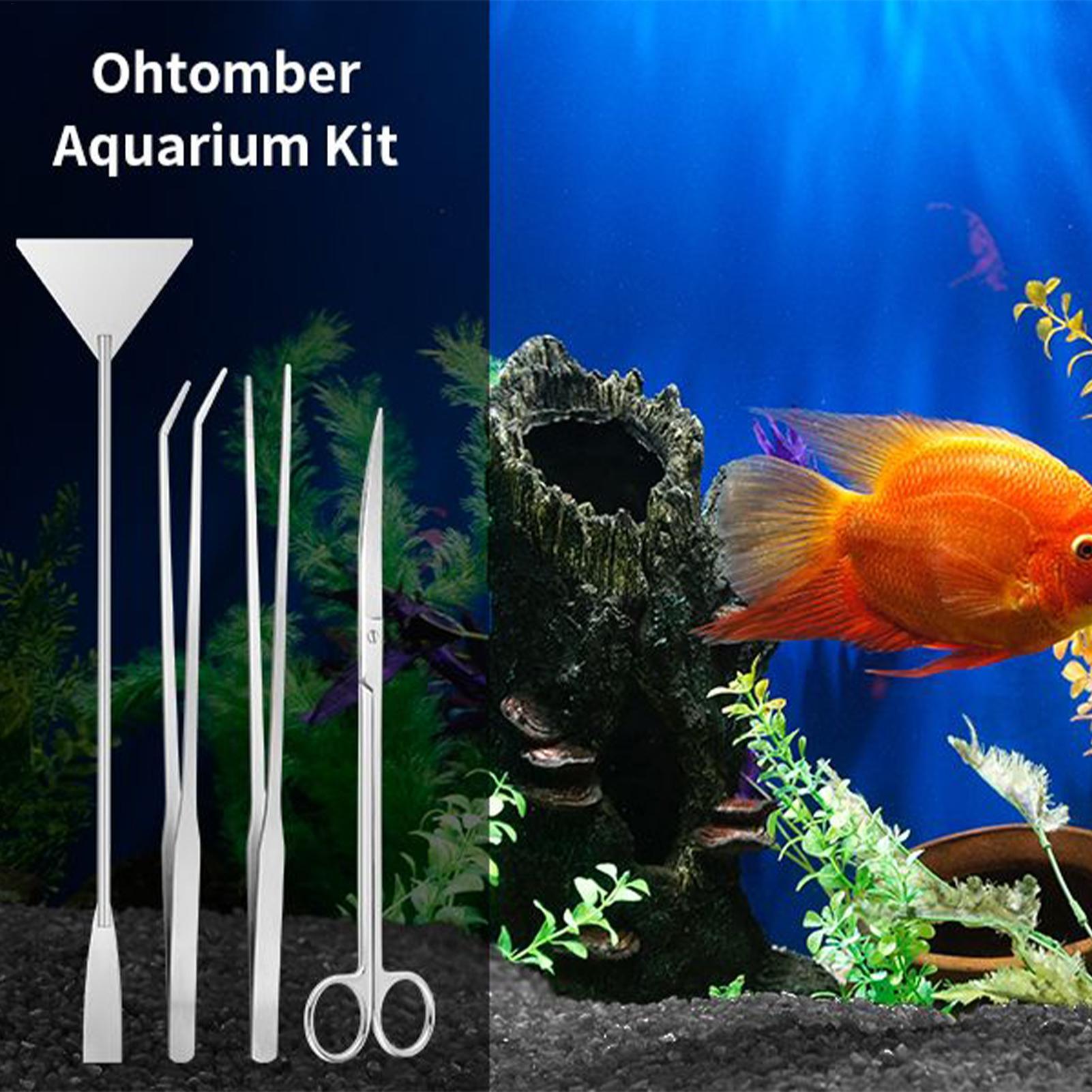 4個入り水槽ツールキット ステンレス製水槽清掃セット ピンセ - Planted Aquarium Maintenance のレビューと価格