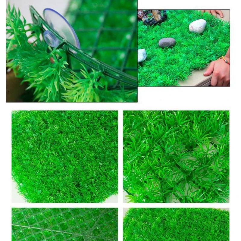 水族館の水槽の装飾のための人工草、柔らかい高密度、分割可能な - Aquarium Plant Grass のレビューと価格