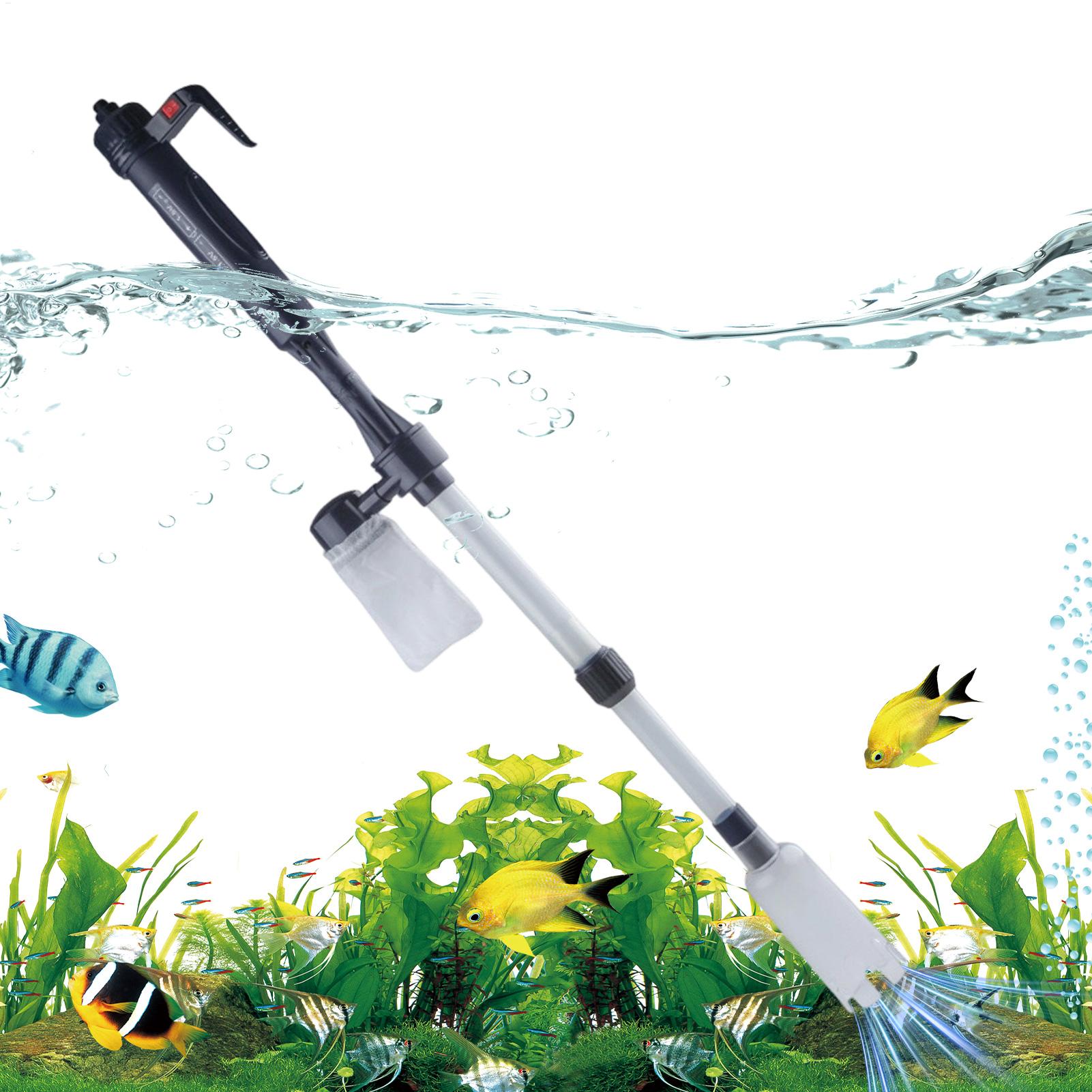 水槽用掃除機 調節可能な伸縮式USBポータブル水槽水換えポン - Planted Aquarium Cleaning のレビューと価格