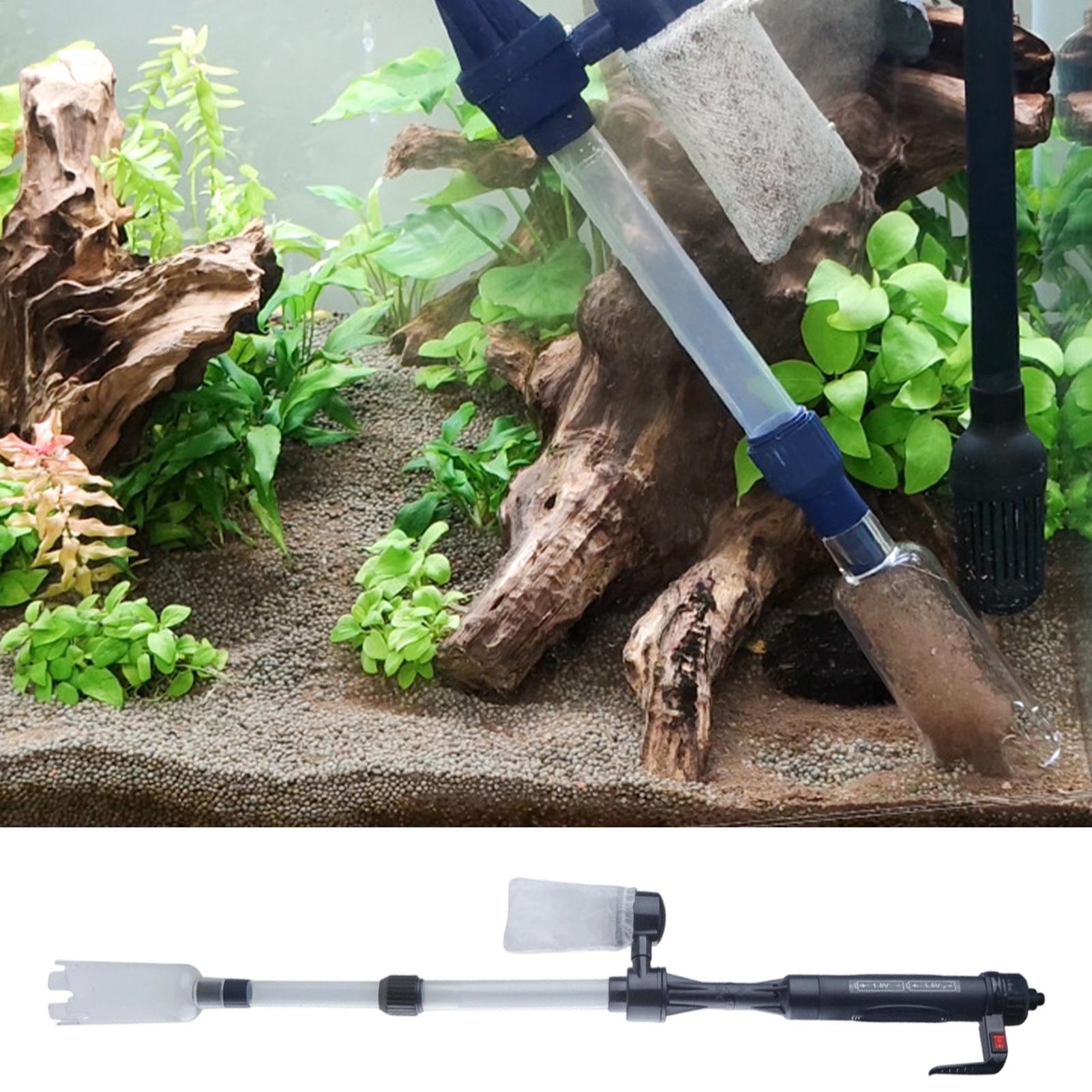 水槽用掃除機 調節可能な伸縮式USBポータブル水槽水換えポン - Planted Aquarium Cleaning のレビューと価格