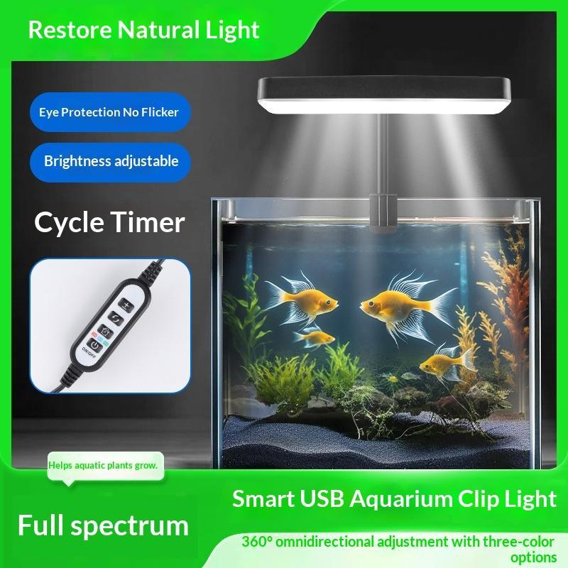 フルスペクトルLED水槽ライト 360度調整可能 タイマー付 - Aquarium Plant のレビューと価格